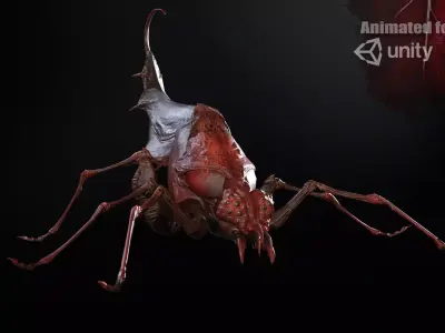 Cockroach2 Low-poly 3D model
