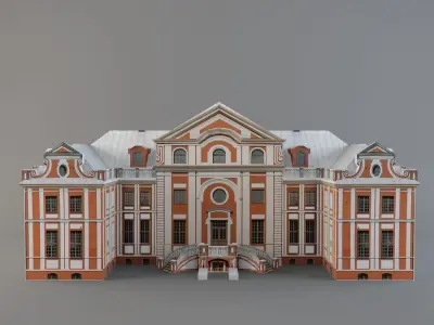 Kikin Chamber Low-poly 3D model