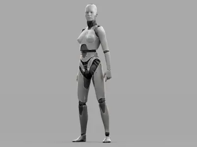 HUMANOID M2000  rigged character  3D model
