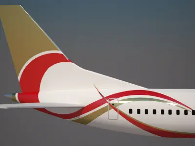 CDB Aviation Boeing 737 max 10 3D model