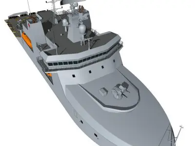 Arctic Patrol Vessel 3D model