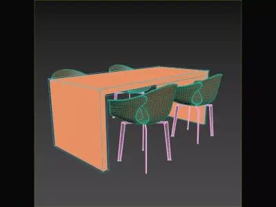 dining-table 3D model
