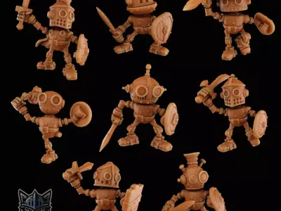 Swordbot Squad 3D print model