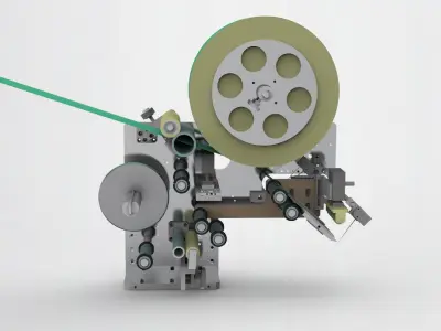 Tape laminating module 3D model