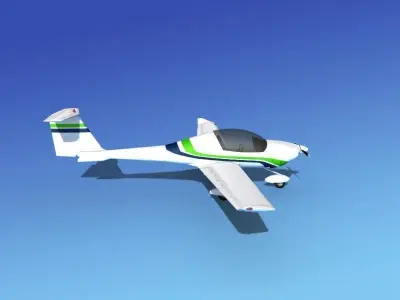 Daimond DA-20 Katana V18 3D model