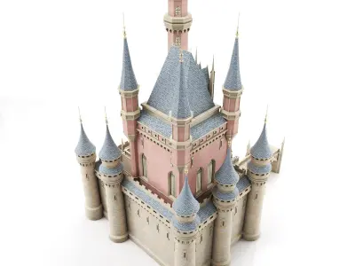 Fantasy Castle 3D model