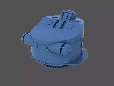 Littorio Class 350cm range finder - Commercial lic - 1-72 scale 3D print model