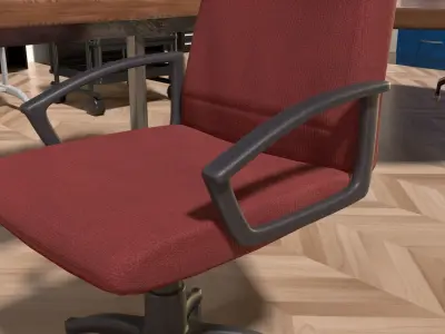 Lowpoly office pack Low-poly 3D model