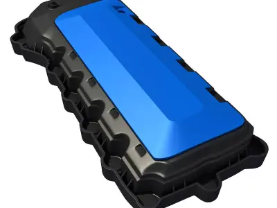 Blue Engine 3D Cover 3D model