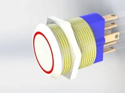 Anti vandal switch SS 3D model