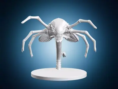 Alien Facehugger Model 3D print model