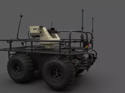 Probot Pitbull RWS Low-poly 3D model