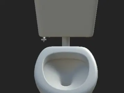 Toilet Free 3D model buy