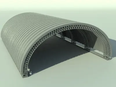 hangar for 3Dprint 3D print model