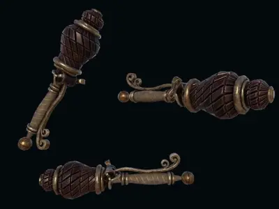 Steampunk Weapon Pack Low-poly 3D model