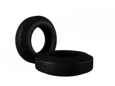 Oldest Car Tire 3D model