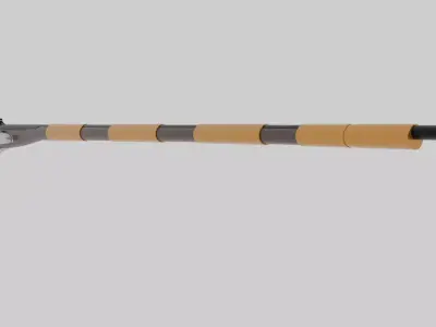 Tusken Cycler Rifle C 3D model