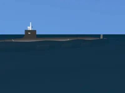 Virginia Class SSN 784 North Dakota 3D model