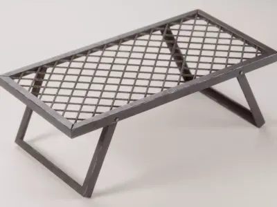 Bonfire Grill Free low-poly 3D model