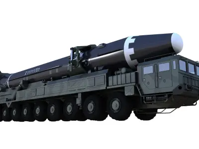 Hwaseong15 launch vehicle 3D model 3D model