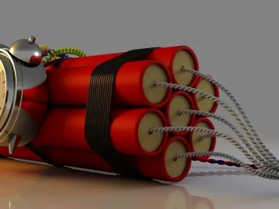 Dynamite Symbol 3D model