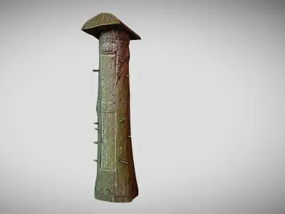 low poly beehive 3d scan Low-poly 3D model