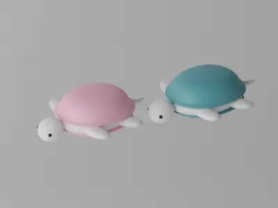 Cartoon Turtle 3D model