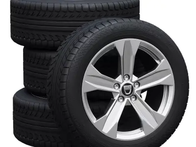 Dacia wheels 3D model