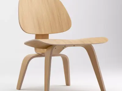 Eames Lounge Armchair Free 3D model