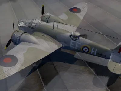 Bristol Blenheim Mk-4F Bolingbroke  -  RCAF 3D model
