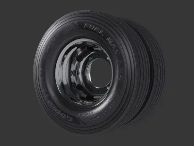Alcoa with GoodYear Fuel Max LHS 3D model