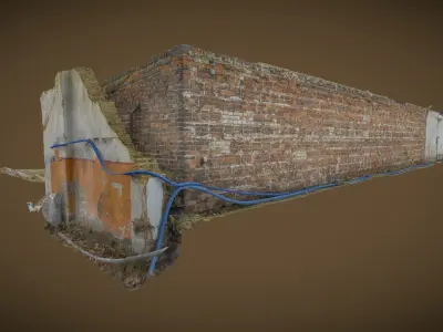 Historic storage rooms basements 3D model