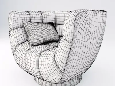 sofa 01 Free low-poly 3D model