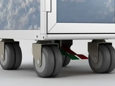 Bordbar Airline Trolley 3D model