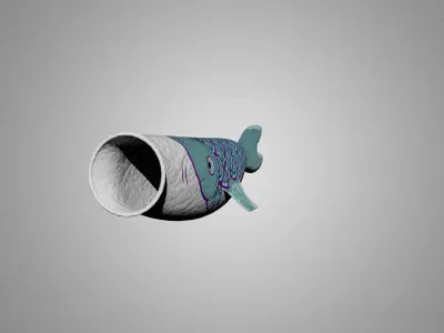 Fish Kite 3D model