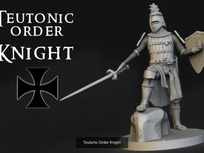 Cruzader Knights 3D Model Collection