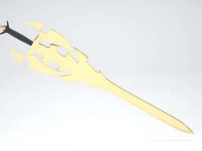 Sword of Darkness Gold 3D model
