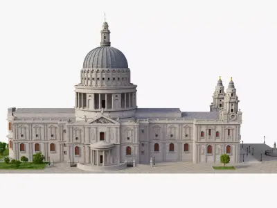 St Paul s Cathedral 3D model