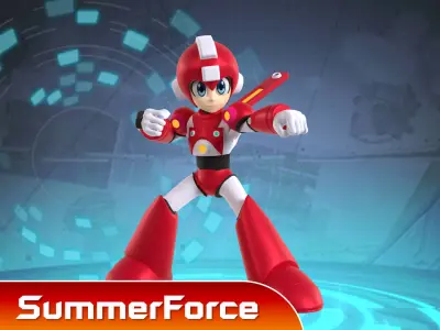  Super Mega Man - Megaman 7 3D model