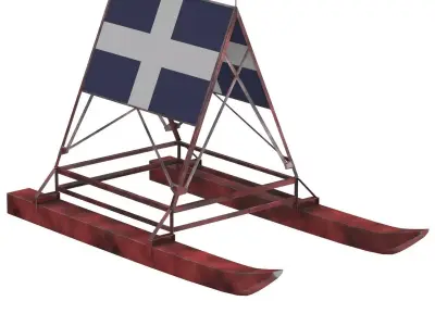 ship target gunnery  3D model