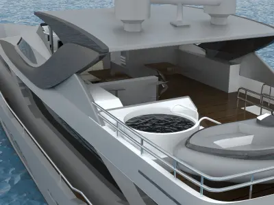 Yacht 32meter 3D model