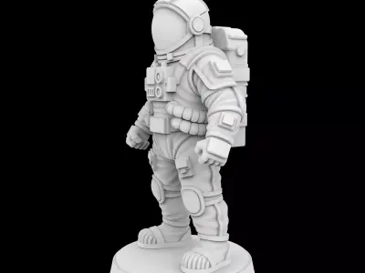 Astronaut Miniature 3D Print Model 3D print model