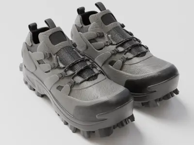 Trekking shoe V2 3D model