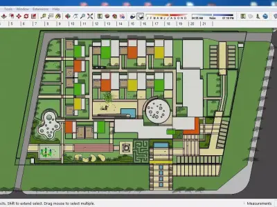 Sketchup Kindergarten A7 3D model