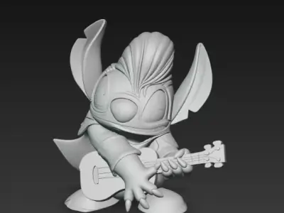 Stitch Elvis 3D print model