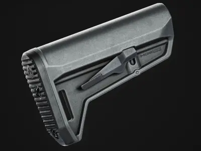 Magpul MOE SL-K Stock Low-poly 3D model