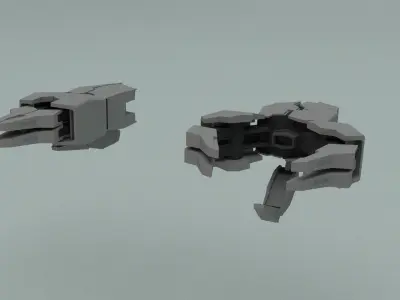 Part GN Big Cannon 3D model