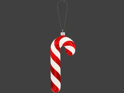 Candy Cane Christmas Tree Toy V1 3D model