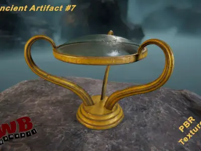 Ancient Artifact 7 Low-poly 3D model