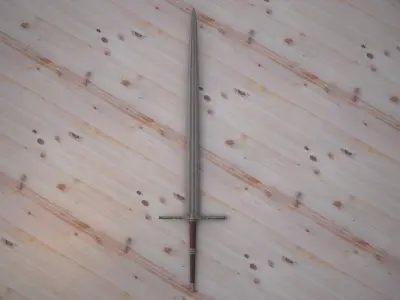  Hi-poly Witcher sworld 3D model